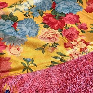 EMANUEL UNGARO PARIS OVERSIZED THROW IRIDESCENT REVERSIBLE COLLECTIBLE HUGE